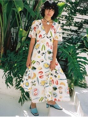Lisa Says Gah Grace Tapas White Maxi Dress